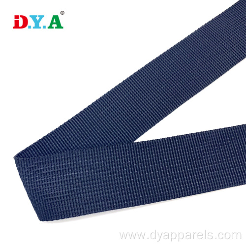 Durable 4 cm navy nylon webbing for bag